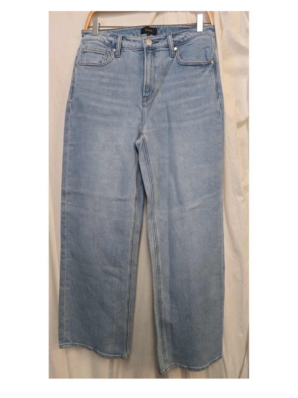 Quince Bella Stretch Relaxed Straight Cool Blue - Jeans - Picture 7 of 8